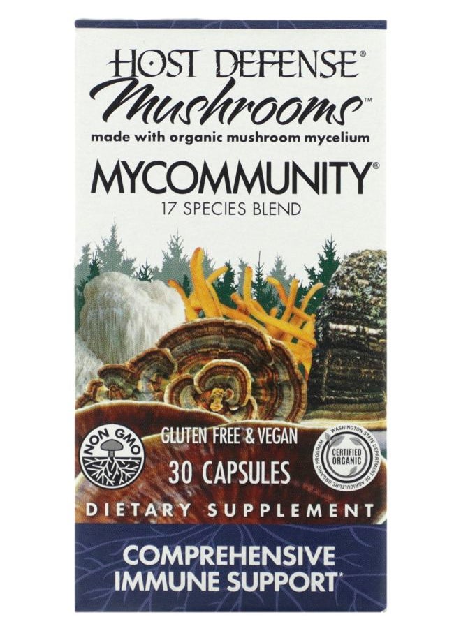 Host Defense Mushrooms MyCommunity 30 Capsules 