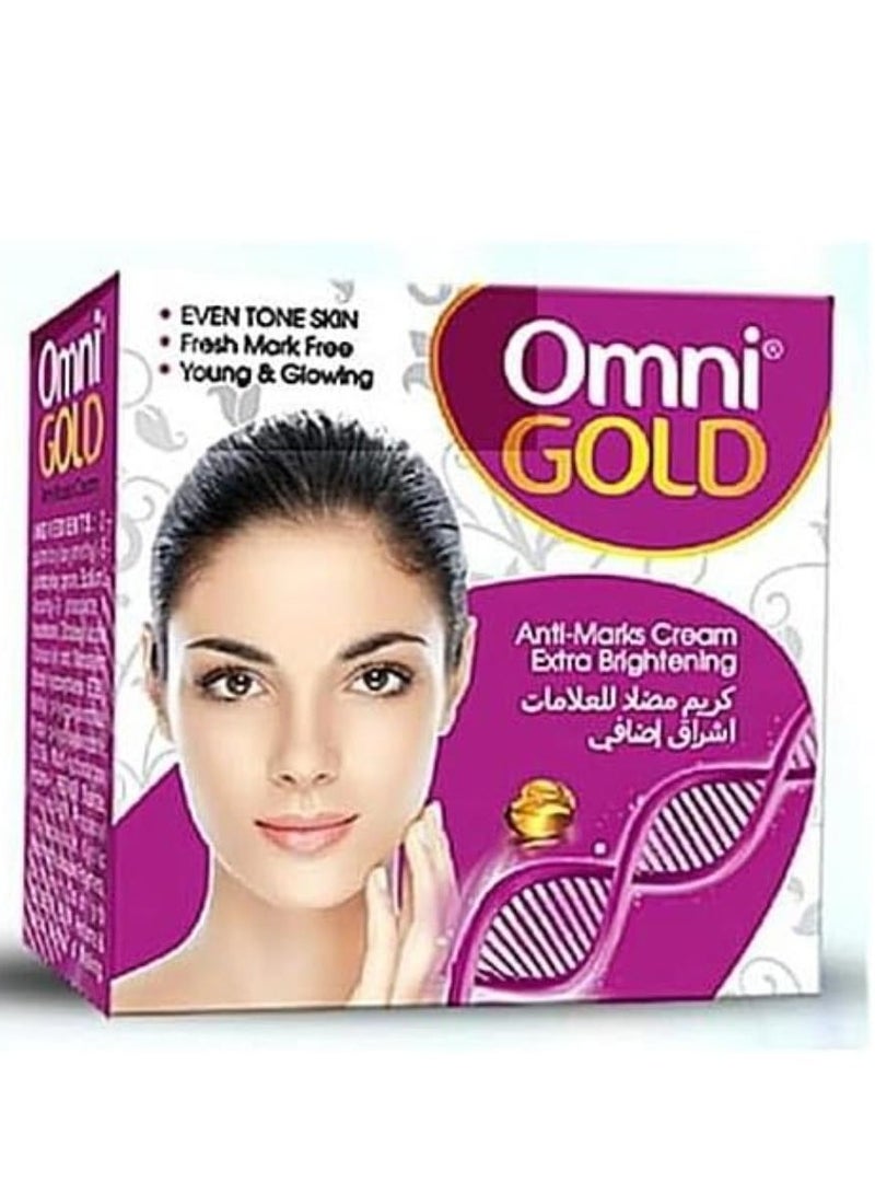 أومني كريم الذهب المضاد للعلامات كريم تفتيح إضافي 30 جم