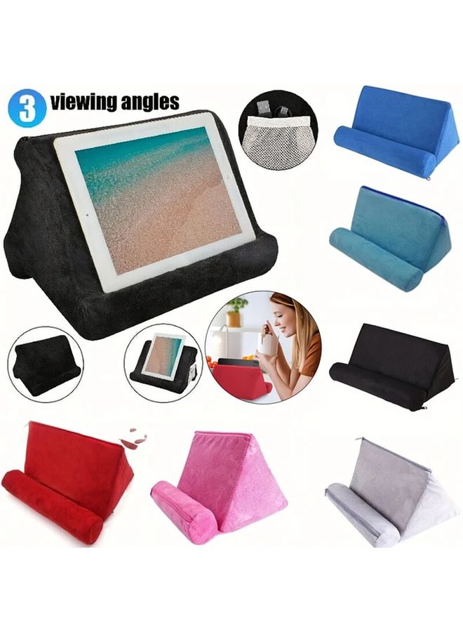 Black Universal Tablet Holder G Shape Pillow Stand for Bed Reading Watching - Image 5
