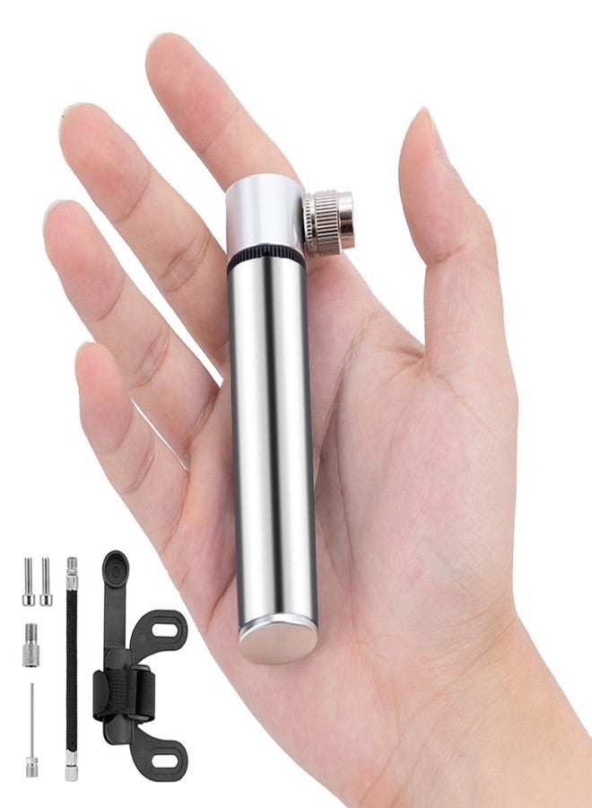 Kardne Portable Mini Bicycle Pump, Aluminium Bicycle Air Pump, Easy Inflatable, Ball Basketball Pump, 120 PSI High Pressure Air Pump, Road Pump for Road Bike, Mountain Bikes and Balls - Image 1