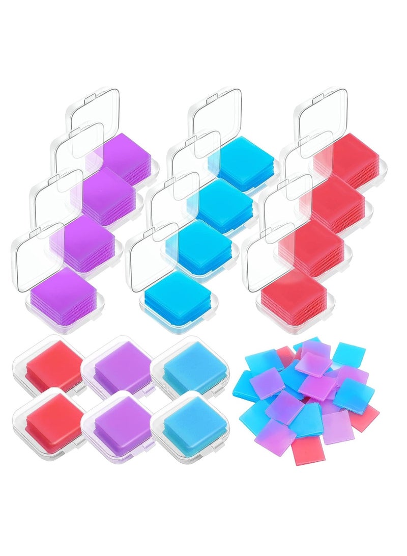 SYOSI DIY Diamond Painting Glue Clay Set - 108 Pieces with Organizer Box - Embroidery Cross Stitch Drilling Mud - Diamond Painting Wax Tool Kit - 3 Colors Glue Clay for Accessories - 2.5 x 2.5 cm  - Image 1