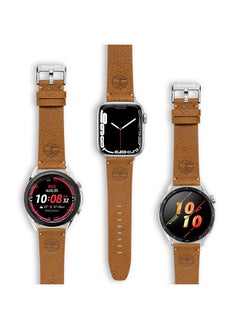 Timberland Universal Replacement Leather Strap For Men And Women Compatible With Apple Watch Series 3-9, SE, Ultra, Ultra 2 (42-44-45-50) Samsung, Huawei Or Quartz Watch With Lug Width Of 22mm  - Image 5