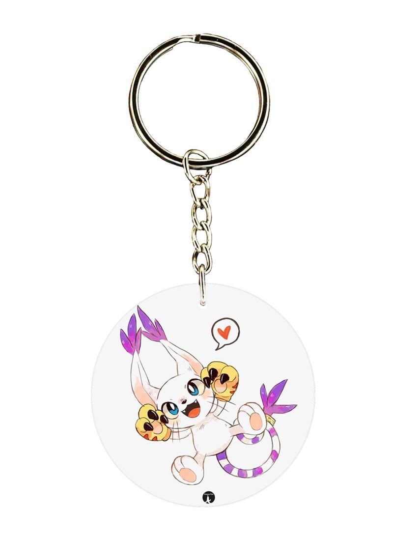 The Anime Digimon Printed Keychain