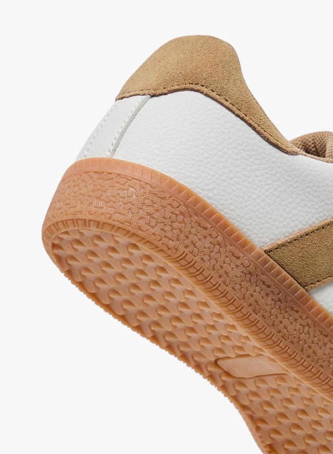 SAMBA Womens' Panelled Lace-Up Sneakers - Image 5