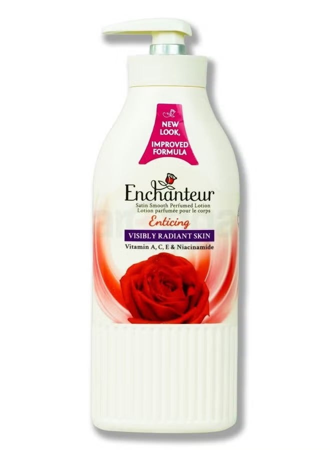 Enchanteur Satin Smooth Perfumed Lotion Enticing 500ml