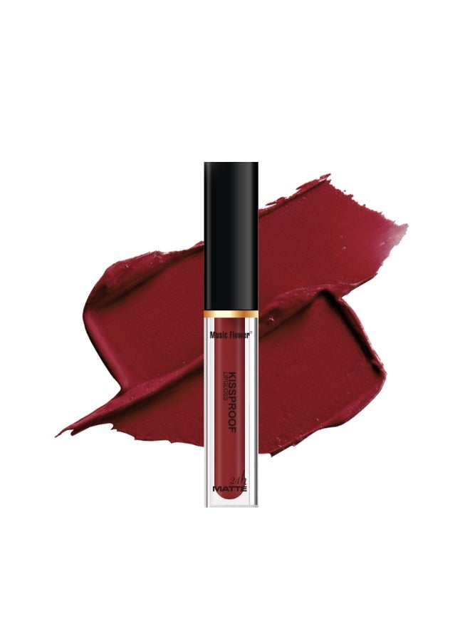 Music Flower Matte Lipgloss Long Lasting Kiss Proof 21