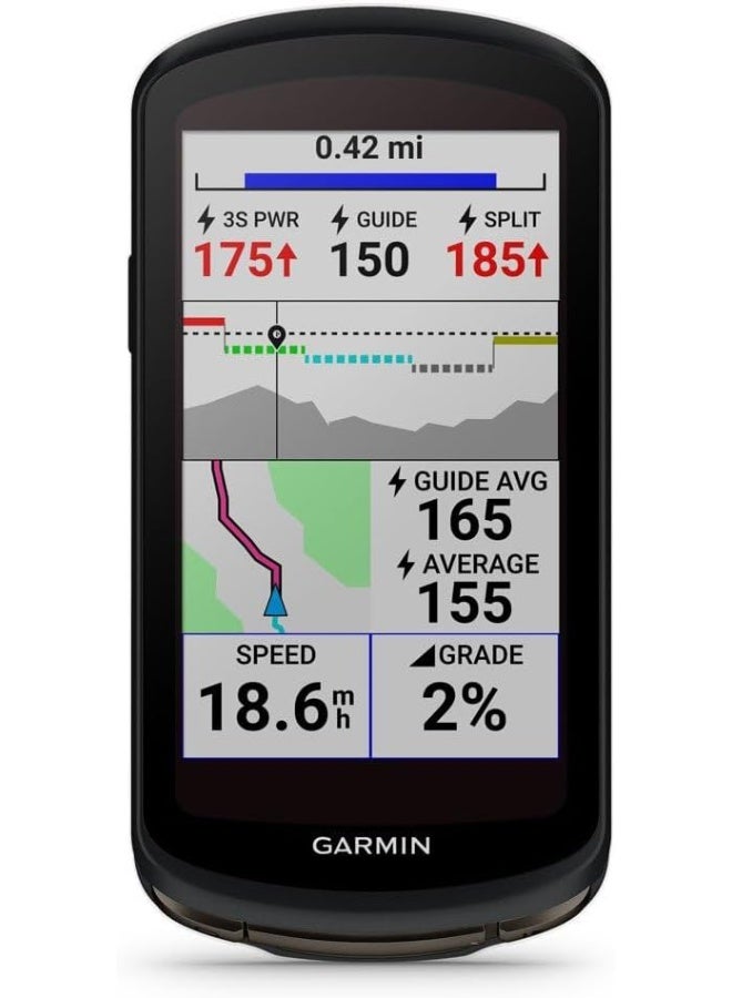 GARMIN جهاز كمبيوتر دراجة GARMIN Edge 1040 Solar GPS - Image 4