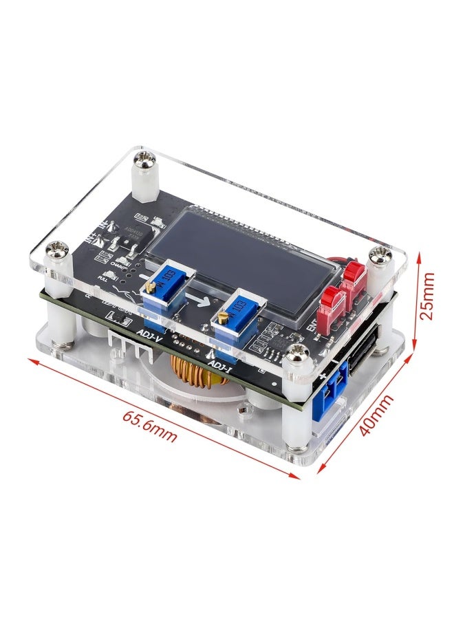 Drok Dc Buck Module, Adjustable Buck Converter Step Down Voltage Regulator 6V-32V 30V 24V 12V To 1.5-32V 5V 5A Lcd Power Supply Volt Reducer Transformer Module Board With Usb Port Protective Case - Image 4
