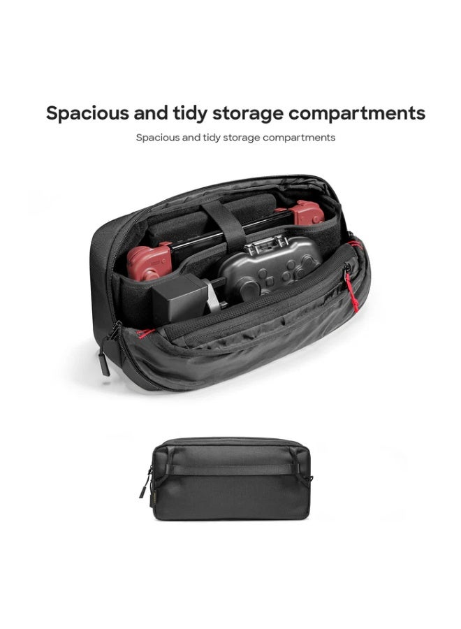 Tomtoc حقيبة كتف Arccos G47 لستيم ديك – حقيبة العاب مقاومة للماء للستيم ديك/OLED، نينتندو سويتش 2، ROG Xbox Ally X، ASUS ROG Ally، Lenovo Legion Go وإكسسوارات الألعاب - Image 2