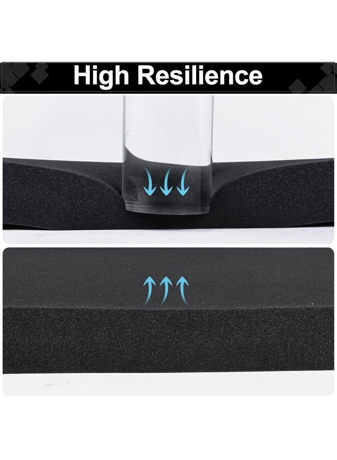 Polyurethane Foam Sheets, 16 x 12 x 1 Inch Cuttable Tool Box Case Foam Inserts Paddings, Black Cushion Packing Pads for Case Toolbox Game Box Craft Camera Storage (3pcs) - Image 4