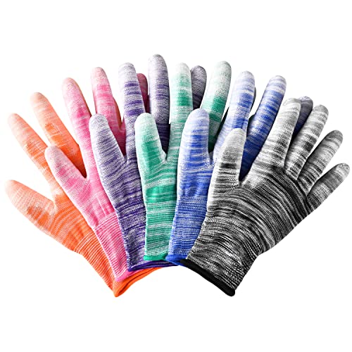 Nimalpal 6 Pairs Gardening Gloves for Women and Men Breathable Work Garden Gloves - Image 1