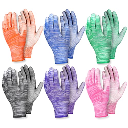 Nimalpal 6 Pairs Gardening Gloves for Women and Men Breathable Work Garden Gloves - Image 2