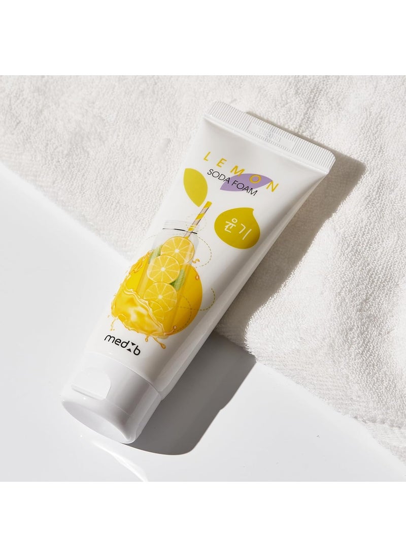 MED B Medb Lemon Soda Foam Cleanser Lemon scented face foam cleanser 100ml 