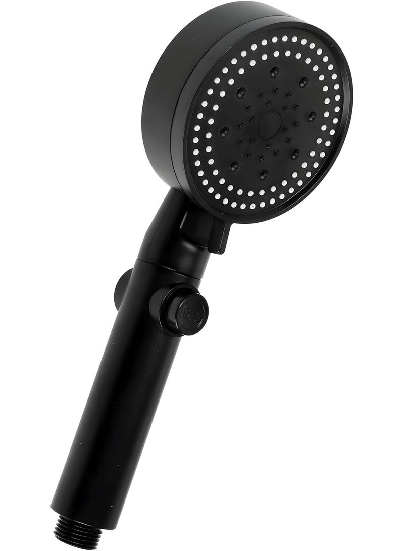 Generic High-Pressure Handheld Shower Head, 3 Spray Modes with Pause Button, Anti-Clog Nozzles, Universal G1/2 – Matte Black - Image 1