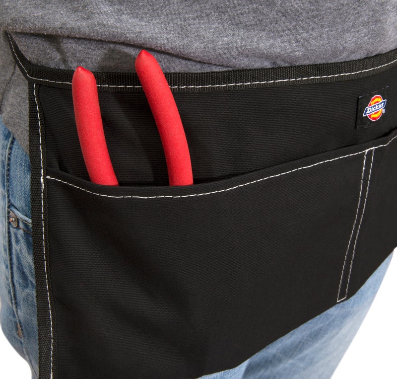Dickies 2-Pocket Canvas Work Waist Apron, Suitable for Woodworkers, Artists, and other Craftspeople, Black - Image 2