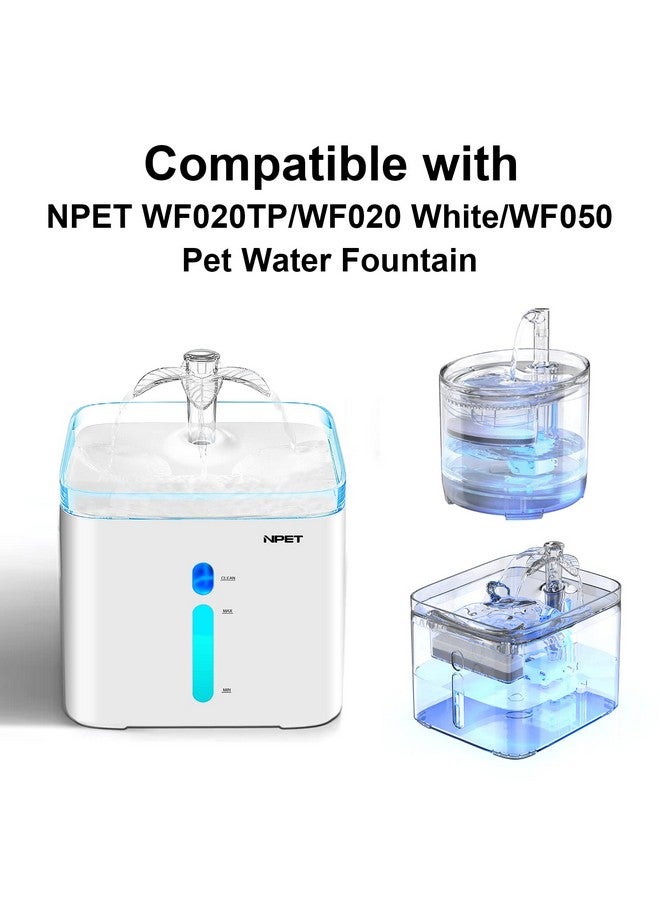 NPET Pet Water Fountain Auto ShutOff Pump With Led Light For Wf020/Wf050 Cat Fountain - Image 4