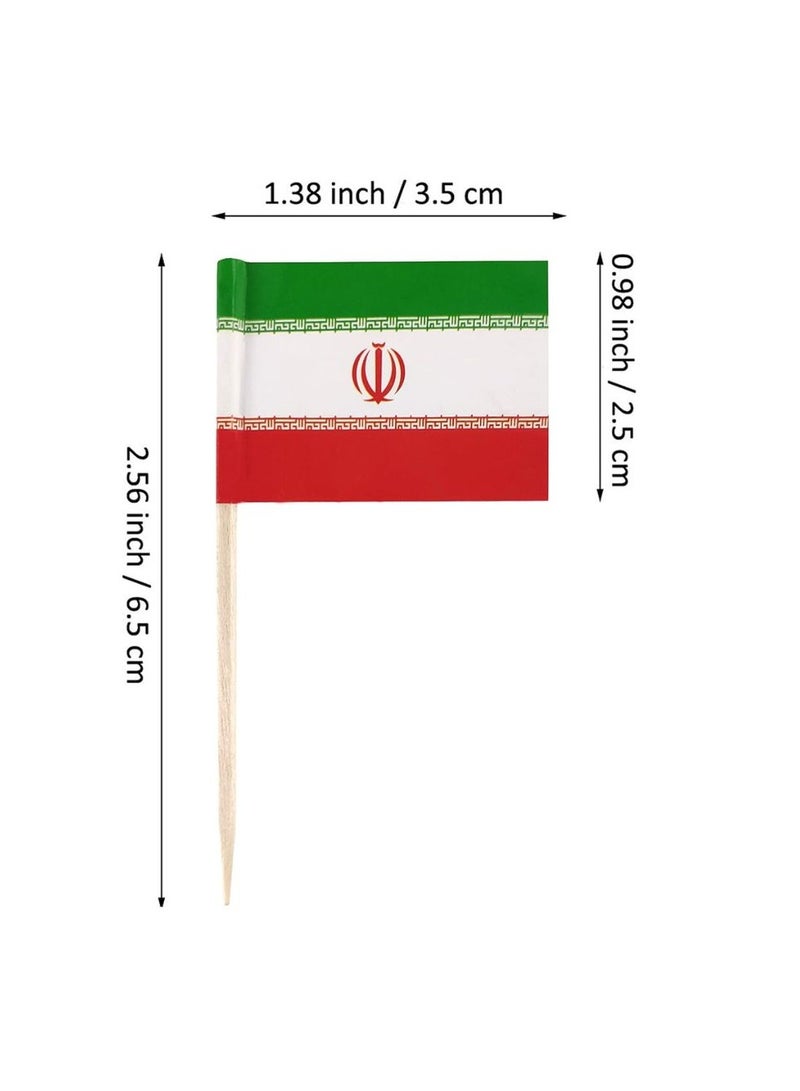 Cake Topper For Multi National Country Flag Stick Cake Toper Flag Fruit Stick Cocktail Cake Stick Toothpick Food Decoration - Image 2