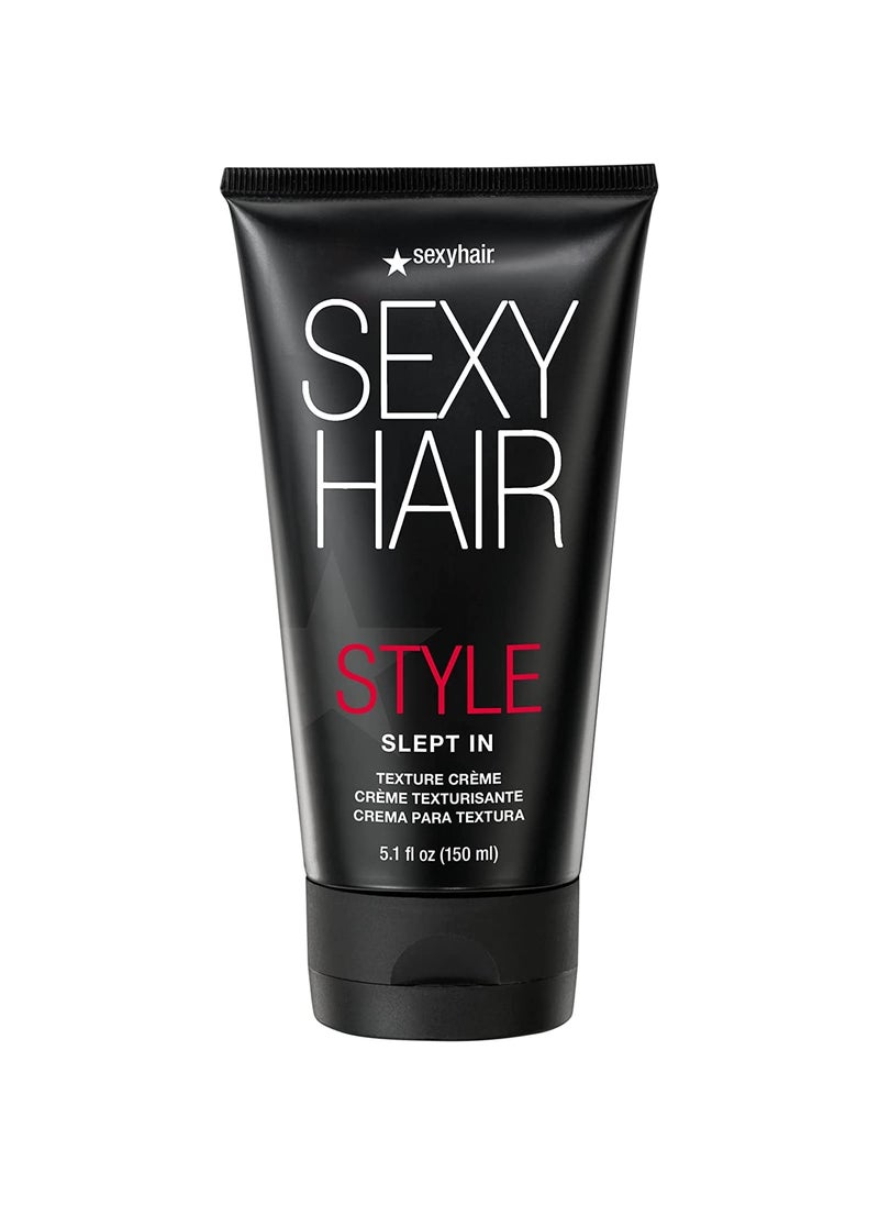 Sexy Hair SexyHair Style Slept In Texture Cream, 5.1 Oz | Soft Texture and Control | Lightweight and Adds Shine | Washes Out Easily 