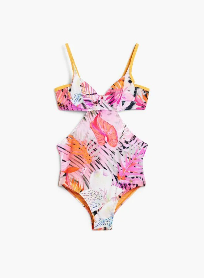 Desigual Multicolour Tropical swimsuit for Women | Best Price UAE