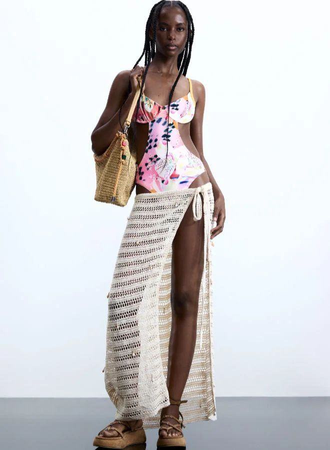 DESIGUAL Tropical swimsuit