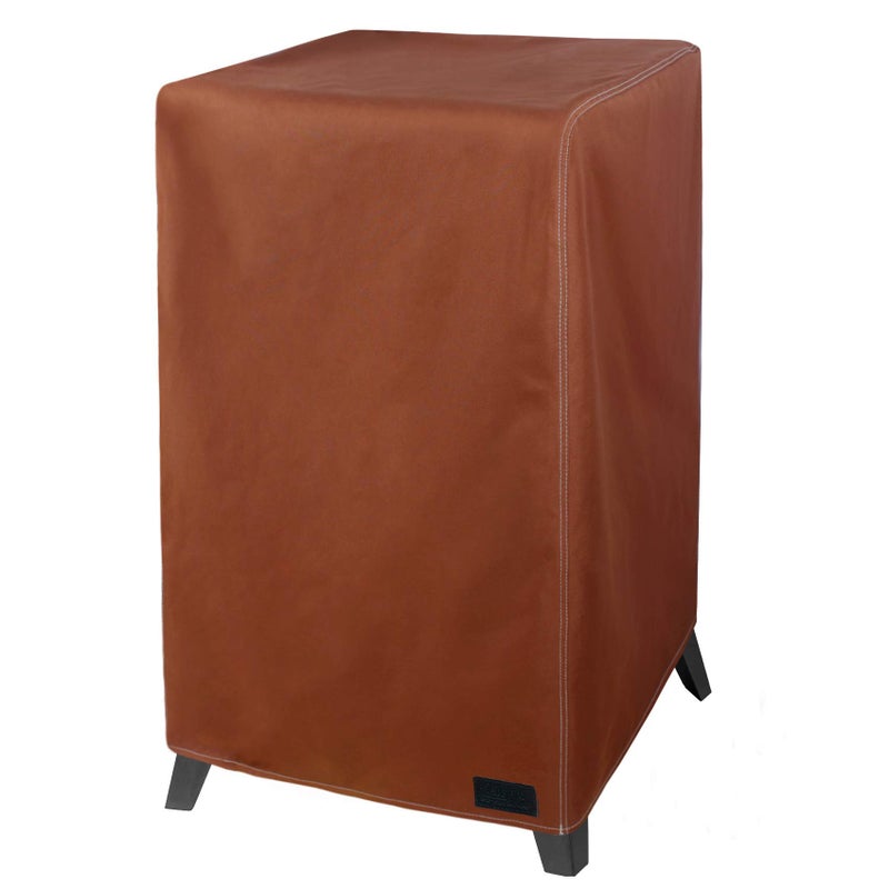 NettyPro NetttyPro Smoker Cover for Outside Electric Masterbuilt Smoker 30 inch, Outdoor Waterproof Heavy Duty Square Vertical Small Grill Cover, 19" W x 18" D x 33" H, Brown - Image 1