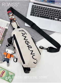 roaiss Unisex Multifunctional Chest Bag Large Capacity Shoulder Sling Bag for College Students and Daily Commuting Ideal for multipurpose  Activities  - Image 5