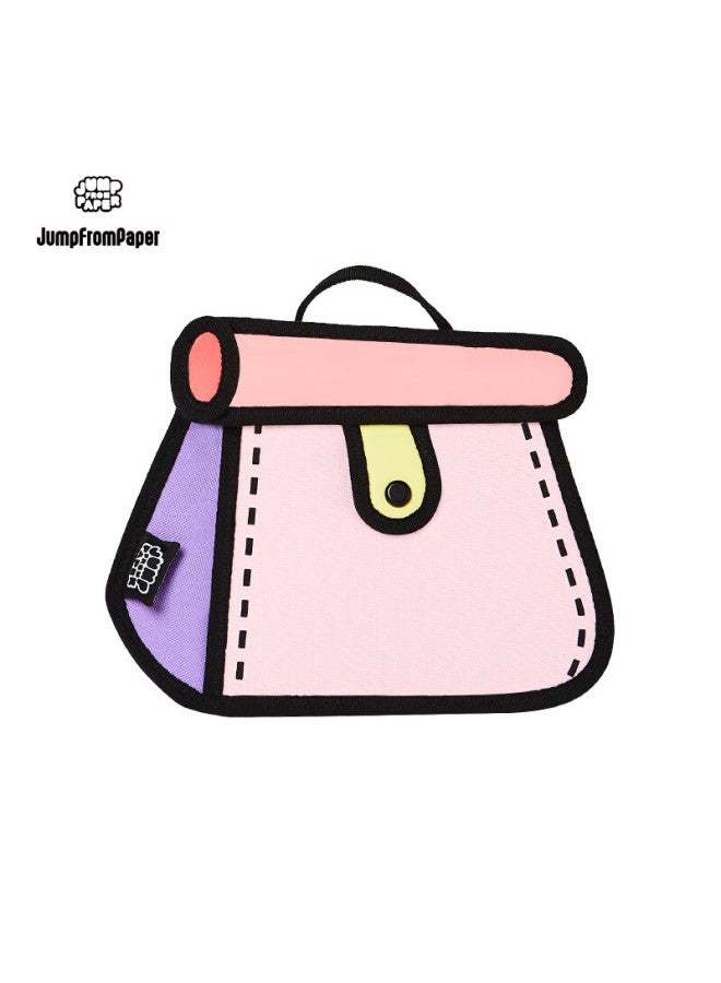 Jumpfrompaper Cake Bag, Anime 2d Manga Crossbody Bag For Women, Shoulder Bag Jfp, Valentine's Day Gift, Pink - Image 1