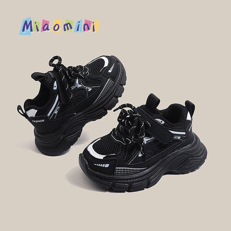 Mesh Sneakers Lightweight Flexible Sole Walking Shoes For Kids Indoor And Outdoor Activities - Image 3
