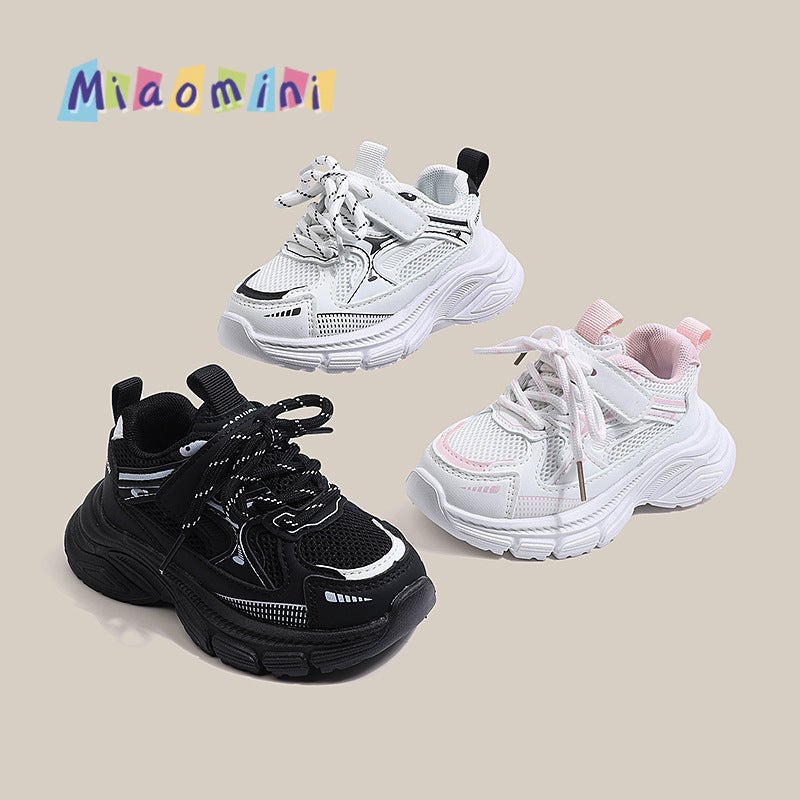Mesh Sneakers Lightweight Flexible Sole Walking Shoes For Kids Indoor And Outdoor Activities - Image 2