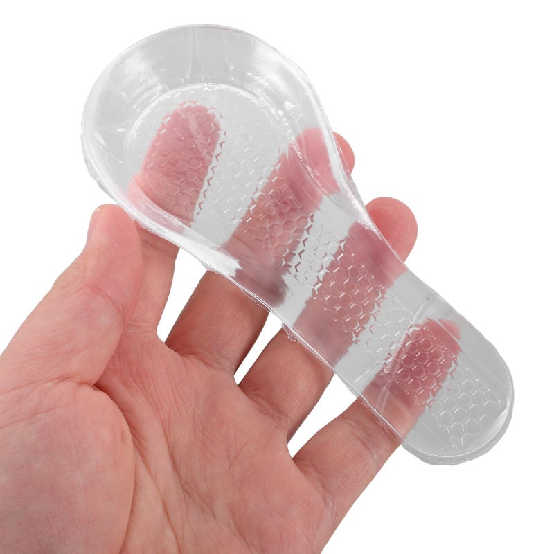 Large Size Self Adhesive Gel Heel Pads Honeycomb Non Slip Inserts For Loose Shoes - Image 5