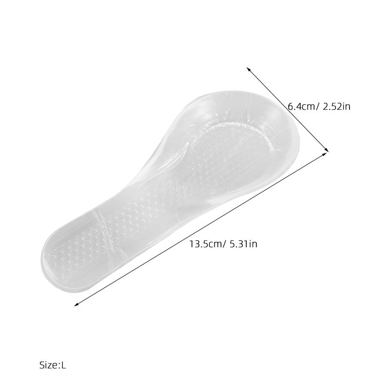 Large Size Self Adhesive Gel Heel Pads Honeycomb Non Slip Inserts For Loose Shoes - Image 3