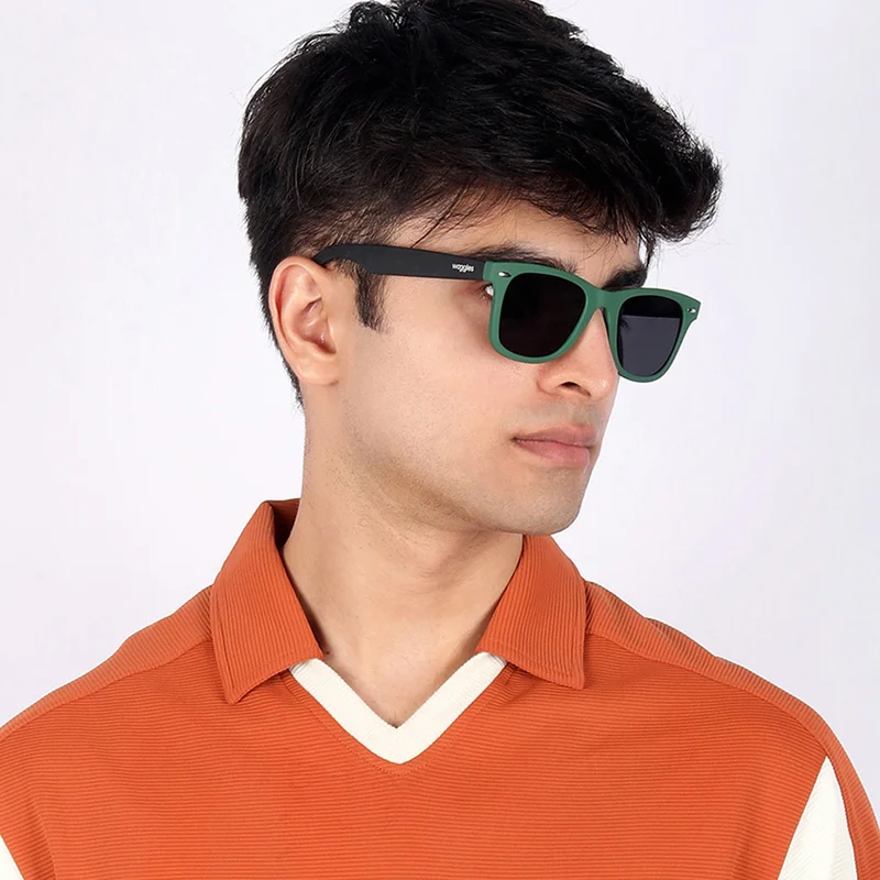 Woggles Polarized Wayfarer Sunglasses For Men & Women