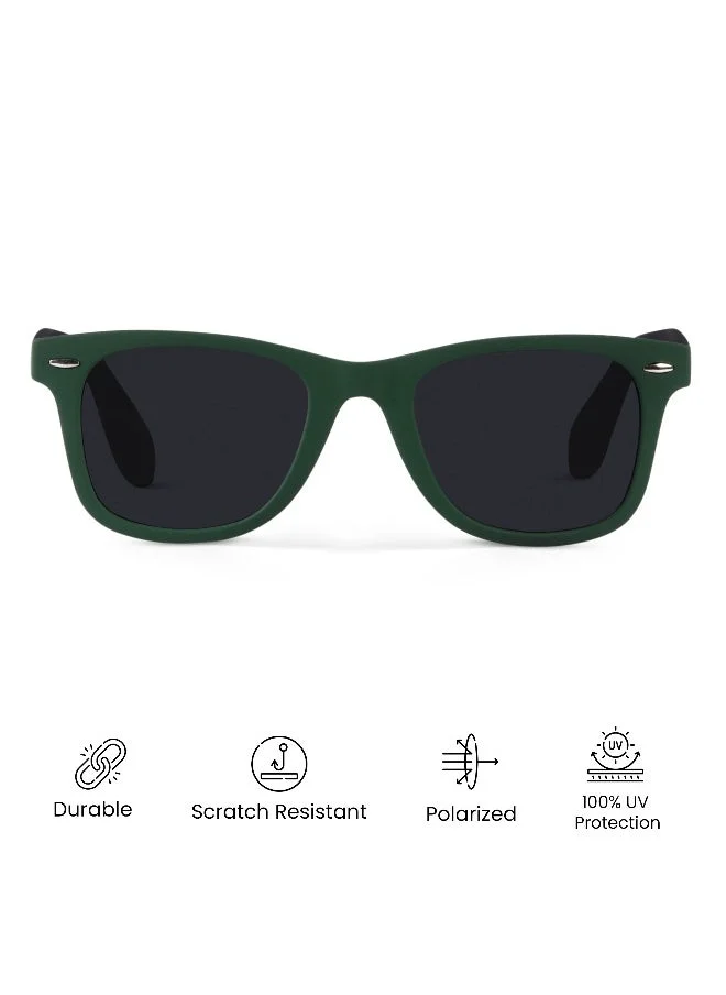 Woggles Polarized Wayfarer Sunglasses For Men & Women