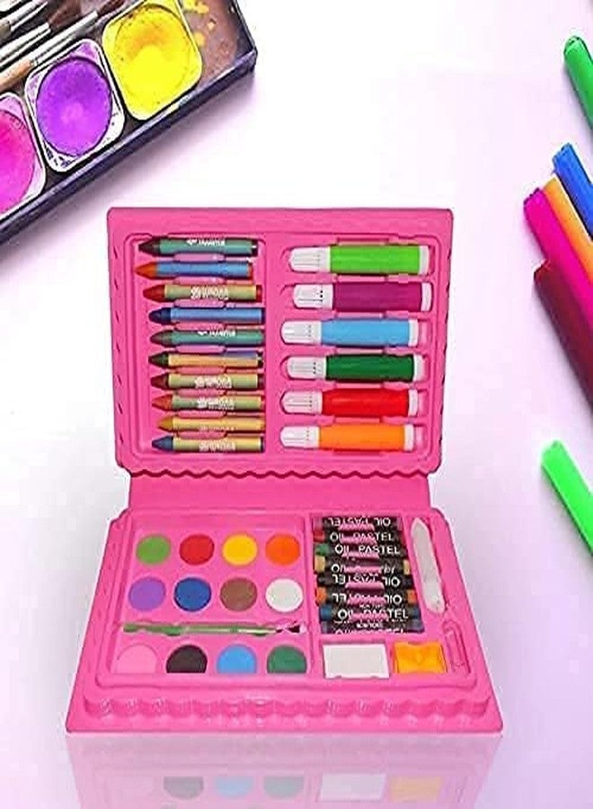 STARFLYER Portable Art Box Drawing Art Set Included Color Pencil Cryon Color Set Color Oil Pestal Scetch Pen Set Water Color With Brush For Kids. (42 color) - Image 2
