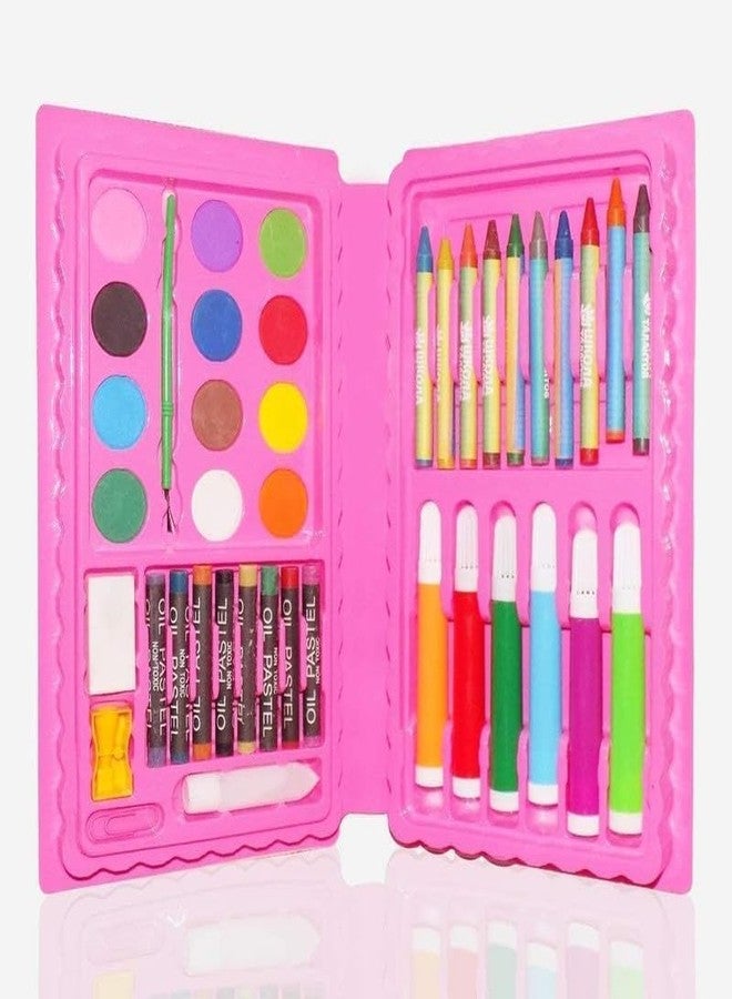 STARFLYER Portable Art Box Drawing Art Set Included Color Pencil Cryon Color Set Color Oil Pestal Scetch Pen Set Water Color With Brush For Kids. (42 color) - Image 1