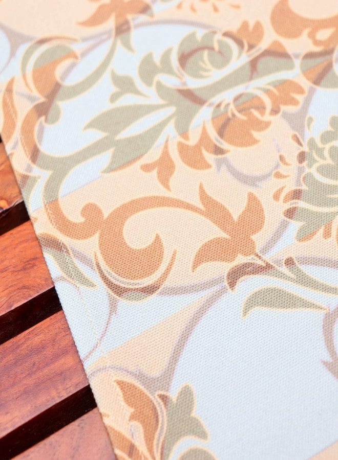 زيبا مفرش طاولة زيبا وورلد، مناسب لأربعة أو ستة أشخاص، مفرش طاولة لغرفة المعيشة أو غرفة الطعام | قماش بولي كانفاس مطبوع عليه زهور - متعدد الألوان | 30 سم × 210 سم؛ 12 بوصة × 84 بوصة - Image 4