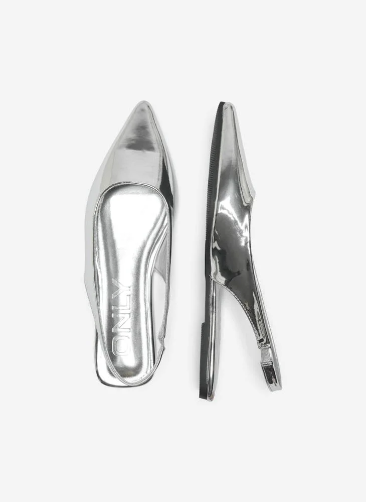ONLY Onlaura-2 Pu Slingback Ballerinas