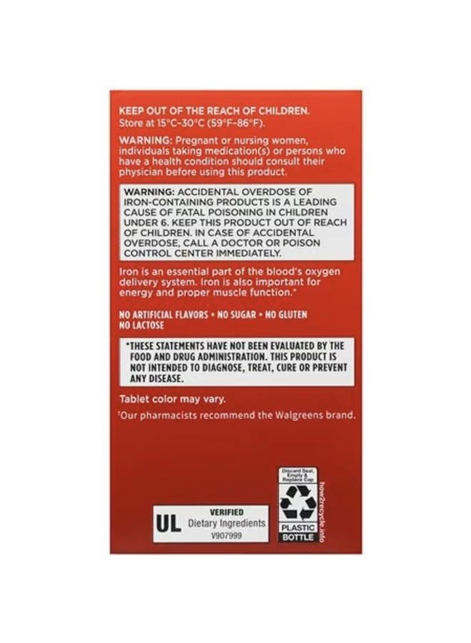 Walgreens High Potency Iron Ferrous Gluconate 27mg, Tablets, 100 ea - Image 3