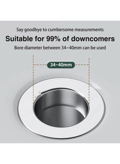 ARNOTEC Basin Drain Basin Pop Up Sink Drain Metal Sink Drain Filter Basin Faucet Push Bounce Score Pop Up Drain Bath Faucet Filter Bathroom Sink Drainer Lavatory  - Image 4