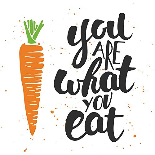 5 Ace you are what you eat|Motivational quotes|Inspirational quotes|Gym Poster| wall sticker paper poster(size:12x18 inch),multicolor - Image 1