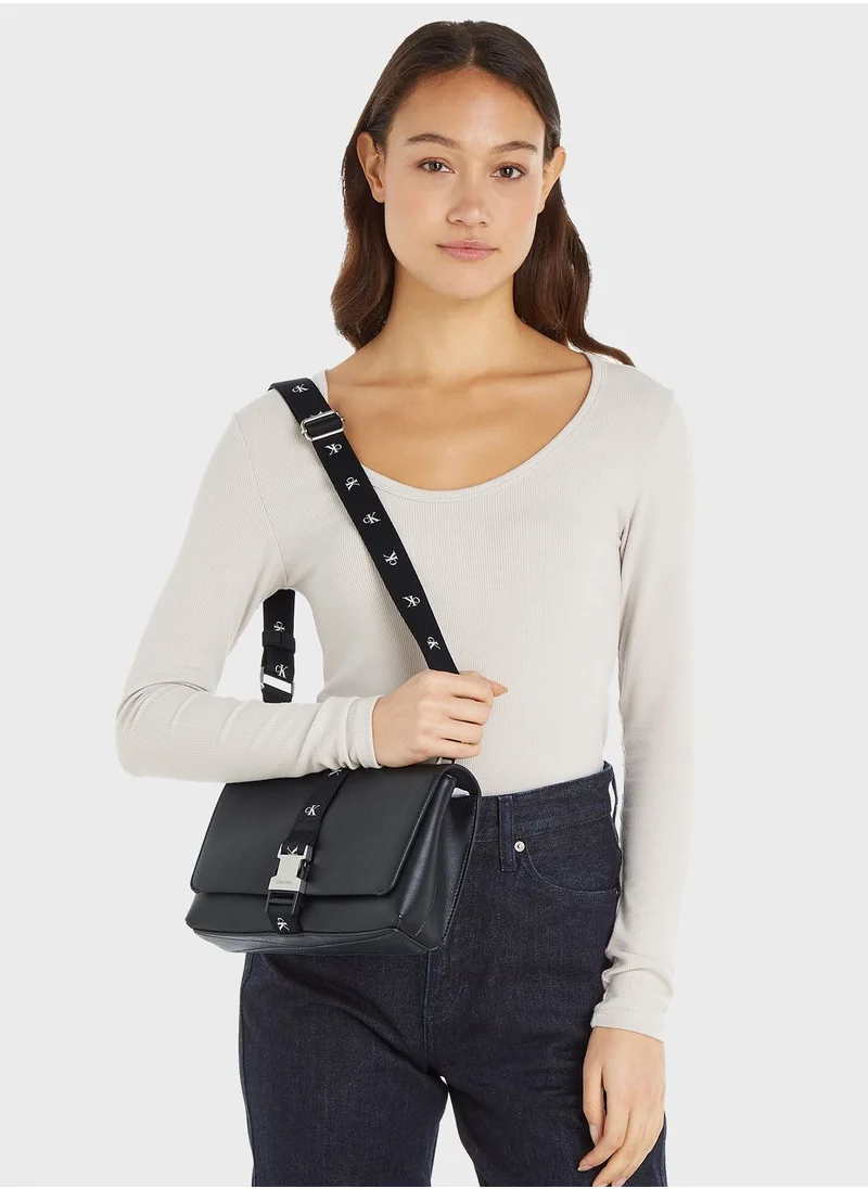 CALVIN KLEIN Ultralight Flapover Crossbody