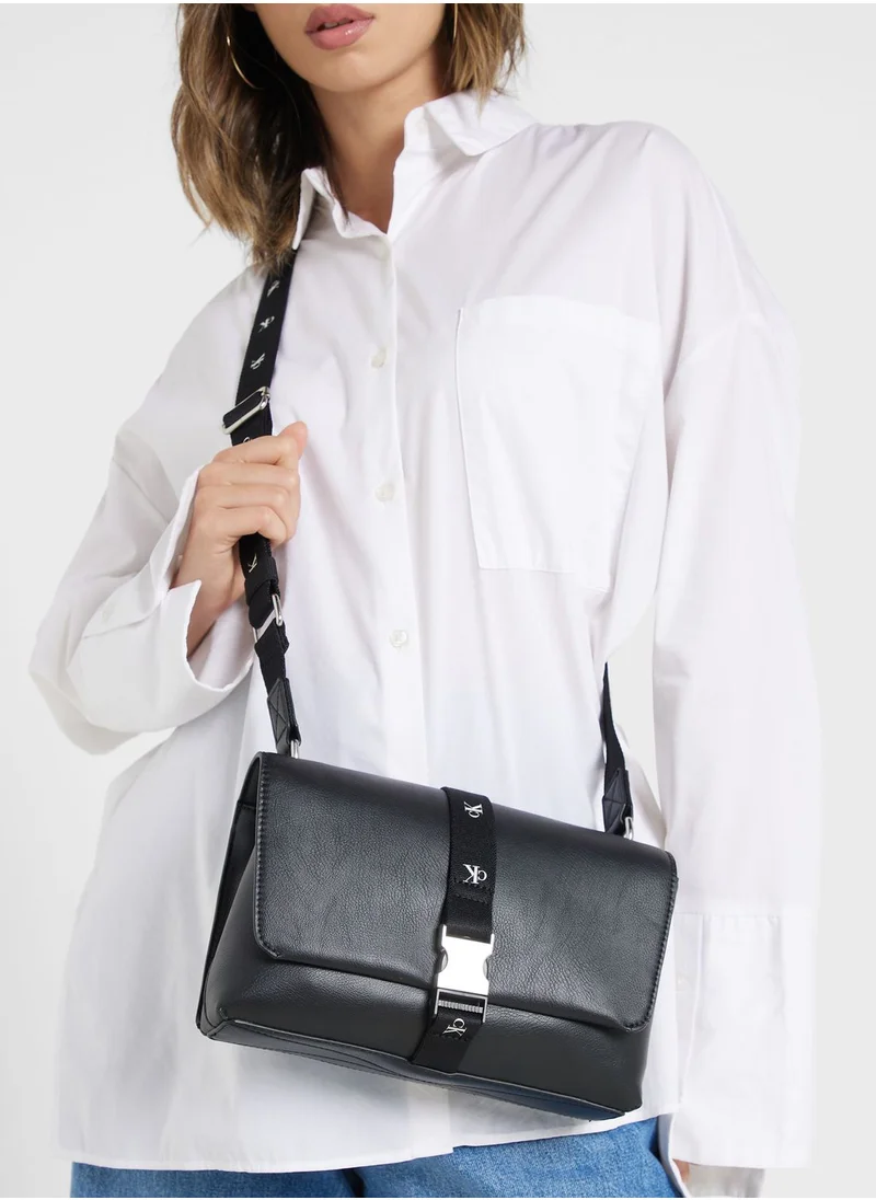 CALVIN KLEIN Ultralight Flapover Crossbody