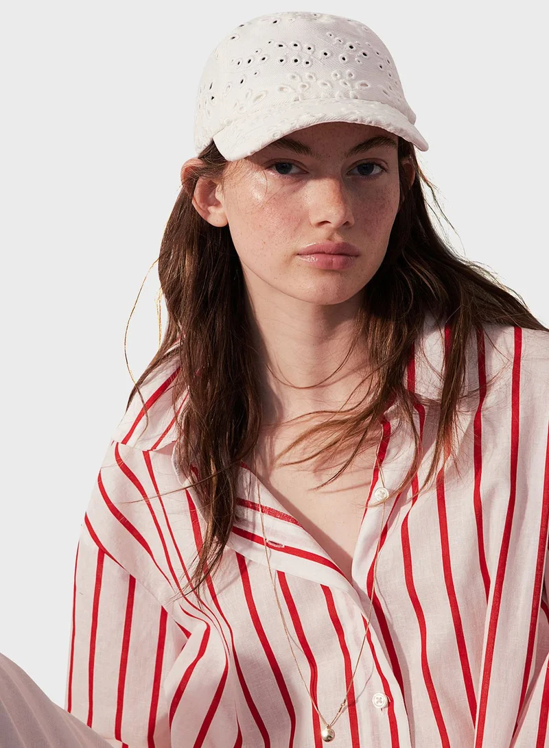 H&M Broderie Anglaise Cap