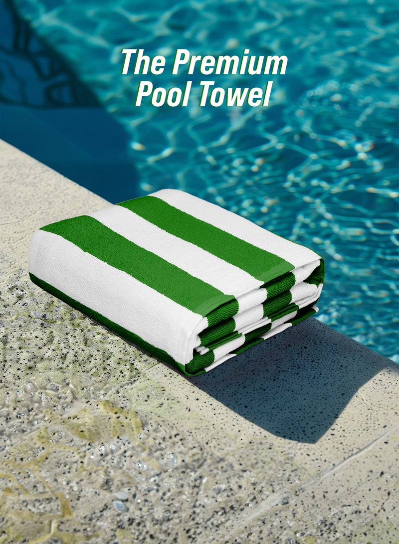Elegant Linen Store Striped Oversized Beach Towel– 90x180 cm, 100% Cotton, Quick-Dry & Extra Large  - Image 2