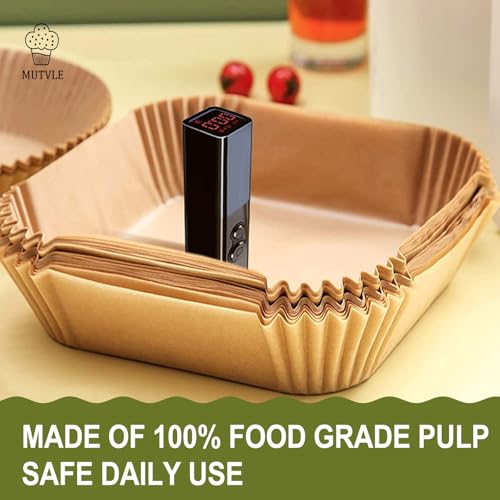 mutvle Air Fryer Liners for Ninja Crispi, Disposable 125 + 125 Pcs Ninja Crispi Accessories for Ninja Crispi 4-in-1 Portable Glass Air Fryer Cooking System, Non-Stick Ninja Crispi Liners Disposable - Image 5