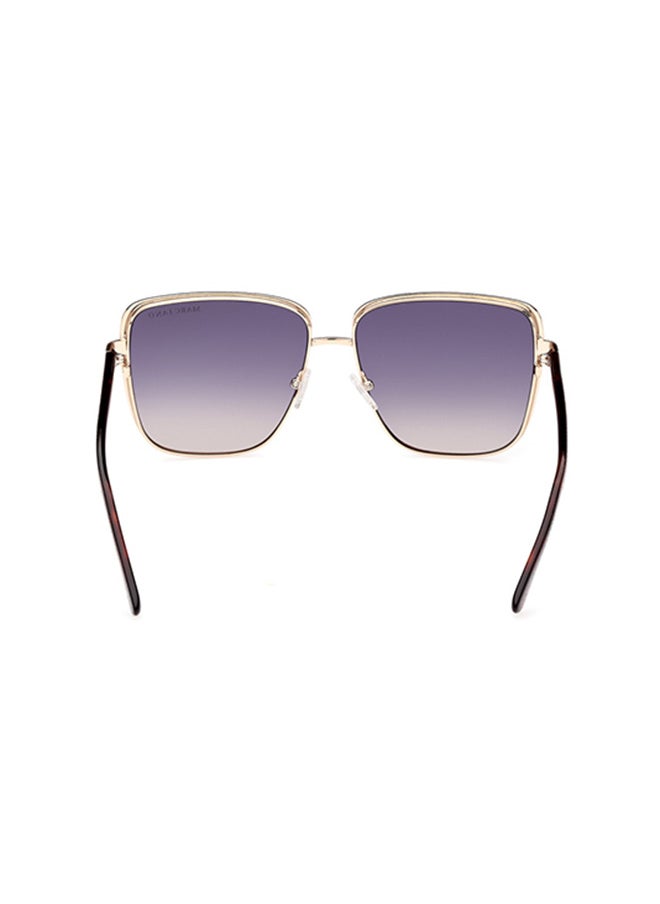 GUESS BY MARCIANO Square Sunglasses For Women - Shiny Black  - Image 5