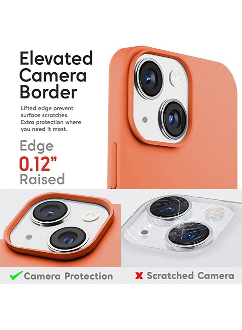 iPhone 15 Mobile Case Cover with Soft Liquid Silicone Protection Anti-Scratch Shockproof Accessories Slim Protective Back Cover with Comfortable Hold Touch Feeling and Anti-fingerprint - Image 2