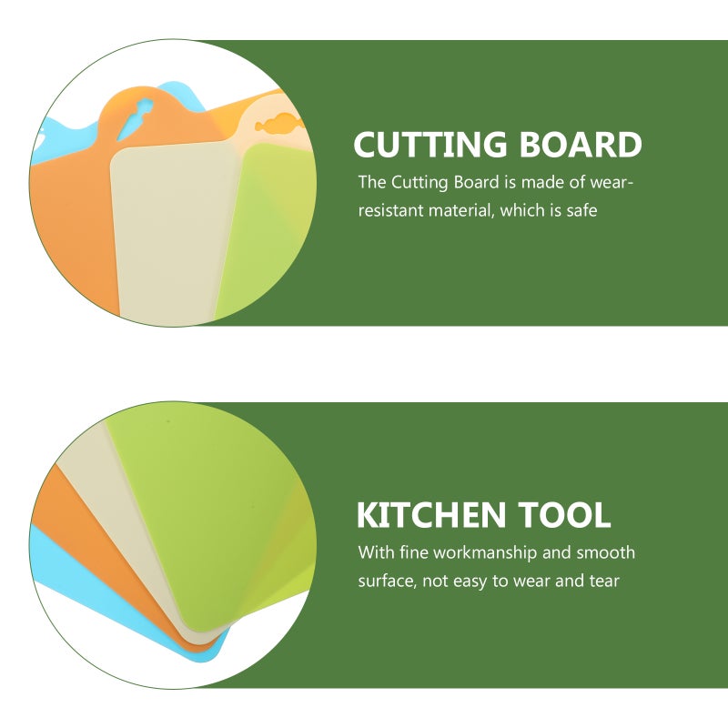 12pcs Cutting Board Portable Foldable Outdoor Soft Cutting Board Home Supplies - Image 5