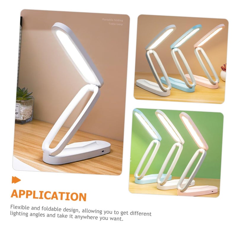 Adjustable LED Desk Lamp Touch Control USB Rechargeable Folding Reading Light Eye Care Night Lamp - Image 5