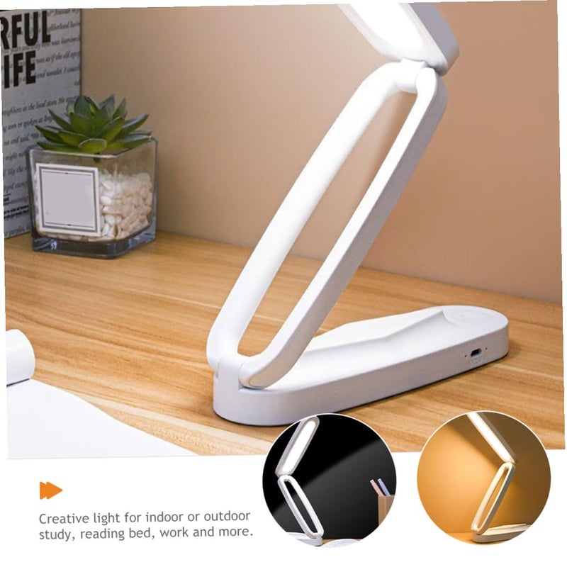 Adjustable LED Desk Lamp Touch Control USB Rechargeable Folding Reading Light Eye Care Night Lamp - Image 3